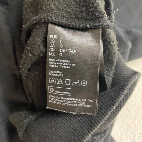 H&M Divided Black Pink Shawn Mendez Graphic Tour Sweatshirt Hoodie L - Picture 6 of 15